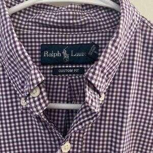 Men's Ralph Lauren Blue Label Polo Checked button down medium